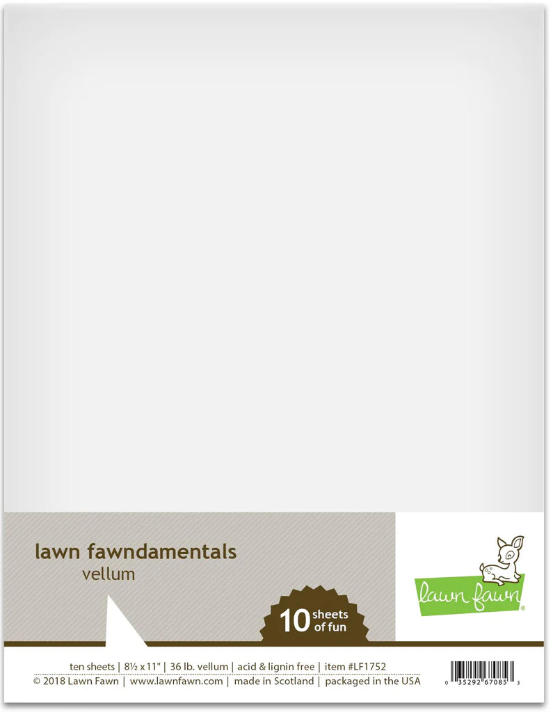 Specialty Paper-Lawn Fawn-Vellum