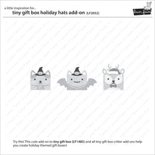 Load image into Gallery viewer, Dies: Tiny Gift Box Holiday Hats Add-On
