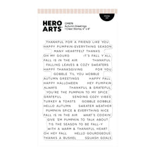 Load image into Gallery viewer, Stamps: Hero Arts-Autumn Greetings Clear Stamp Set
