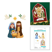 Load image into Gallery viewer, Dies: Spellbinders-Nativity Blessings Etched Dies by Bibi Cameron
