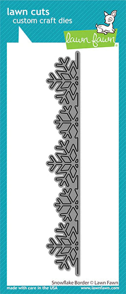 Dies: Lawn Fawn-Snowflake Border