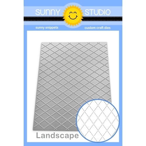 Dies: Sunny Studio-DOTTED DIAMOND LANDSCAPE