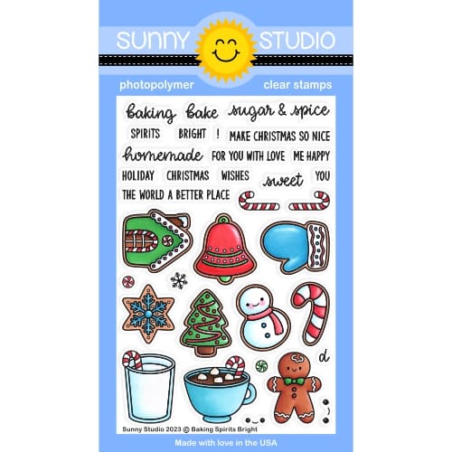Stamps: Sunny Studio-Baking Spirits Bright