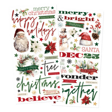 Load image into Gallery viewer, Embellishments: Simple Stories-Simple Vintage Old-Fashioned Christmas - Foam Stickers
