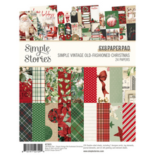 Load image into Gallery viewer, 6x8 Paper: Simple Stories: Simple Vintage Old-Fashioned Christmas
