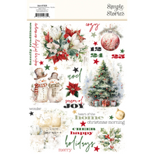 Load image into Gallery viewer, Embellishments: Simple Stories-Simple Vintage Old-Fashioned Christmas - Rub Ons
