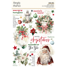 Load image into Gallery viewer, Embellishments: Simple Stories-Simple Vintage Old-Fashioned Christmas - Rub Ons
