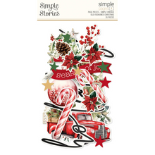 Load image into Gallery viewer, Embellishments: Simple Vintage Old-Fashioned Christmas - Simple Pages Page Pieces
