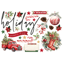 Load image into Gallery viewer, Embellishments: Simple Vintage Old-Fashioned Christmas - Simple Pages Page Pieces
