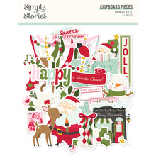 Load image into Gallery viewer, Embellishments: Simple Stories - Kringle &amp; Co. - Chipboard Pieces
