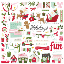 Load image into Gallery viewer, Embellishments: Simple Stories - Kringle &amp; Co. - Chipboard Pieces
