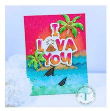 Load image into Gallery viewer, Dies: Trinity Stamps-Starring Sentiment - I Lava You Die Set
