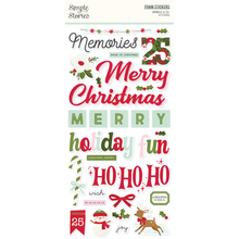 Load image into Gallery viewer, Embellishments: Simple Stories - Kringle &amp; Co. - Foam Stickers
