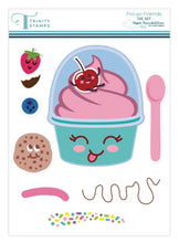 Load image into Gallery viewer, Dies: Trinity Stamps-Fro-Yo Friends Die Set - Carrie Rhoades Collection
