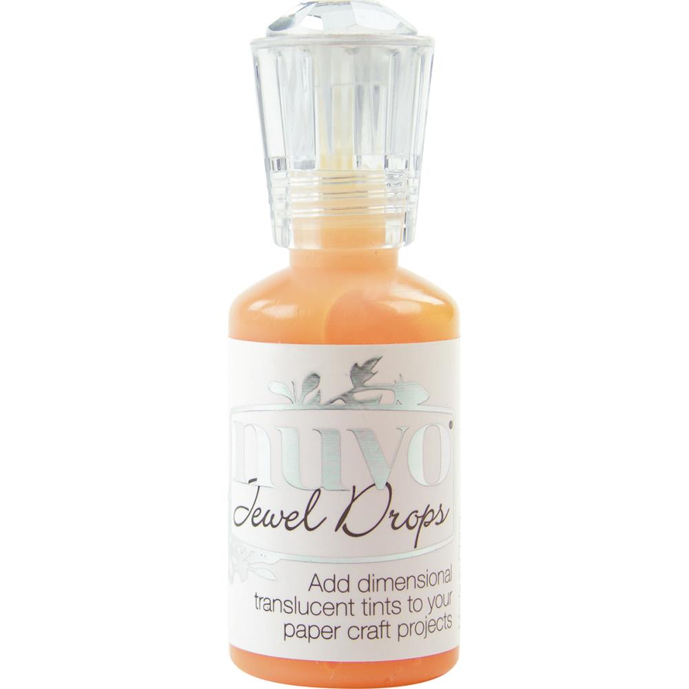 Embellishments: Nuvo Jewel Drops 30ml-Orange Marmalade