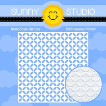Load image into Gallery viewer, Embossing Folders: Sunny Studio Stamps-Moroccan Circles
