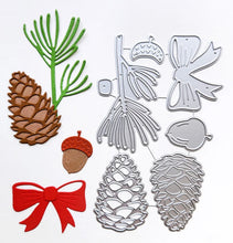 Load image into Gallery viewer, Dies: Catherine Pooler - Pinecone &amp; Pine Dies
