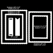 Load image into Gallery viewer, Dies: Sunny Studio Stamps-Fancy Frames Rectangle Dies
