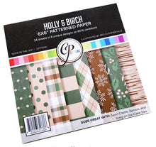 Load image into Gallery viewer, 6x6 Paper: Catherine Pooler - Holly &amp; Birch Patterned Paper

