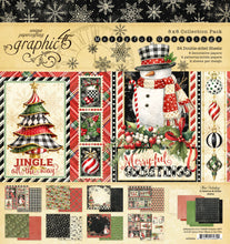 Load image into Gallery viewer, 8x8 Paper: Graphic 45-Merry-ful Greetings 8×8 Collection Pack
