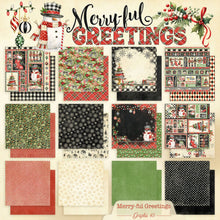 Load image into Gallery viewer, 12x12 Paper: Graphic 45-Merry-ful Greetings
