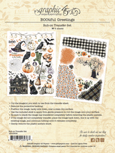 Load image into Gallery viewer, Embellishments: Graphic 45-BOOtiful Greetings Rub-on Transfers
