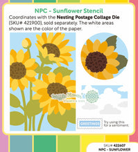 Load image into Gallery viewer, Stencil: Waffle Flower- NPC Sunflower Stencil
