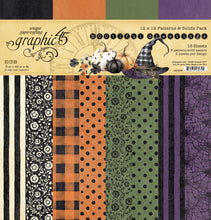Load image into Gallery viewer, 12x12 Paper: Graphic 45-BOOtiful Greetings 12×12 Patterns &amp; Solids Pack
