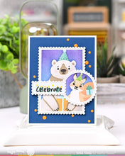 Load image into Gallery viewer, Dies: Waffle Flower - Nesting Postage Collage Die

