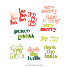 Load image into Gallery viewer, Dies: Concord &amp; 9th-Holiday Sayings Dies
