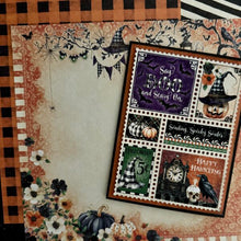 Load image into Gallery viewer, Dies: Graphic 45-Postage Stamp Collage &amp; Numbers Die Set
