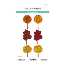 Load image into Gallery viewer, Dies: Spellbinders-Changing Trees Etched Dies by Kelly Bangs
