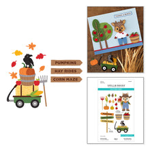 Load image into Gallery viewer, Dies: Spellbinders-Harvest Days Etched Dies by Allison Frazier
