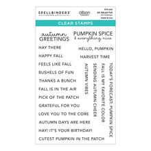 Load image into Gallery viewer, Stamps: Spellbinders-All About Fall Clear Stamp Set by Allison Frazier
