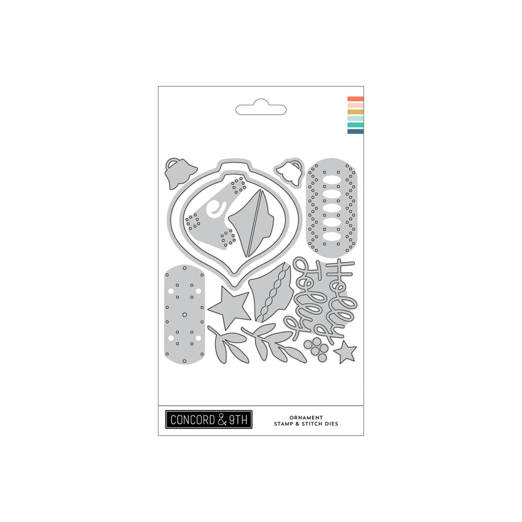 Dies: Concord & 9th-Ornament Stamp & Stitch Dies