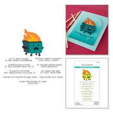 Load image into Gallery viewer, Stamp and Die Combo: Spellbinders-Dumpster Fire Clear Stamp &amp; Die Set
