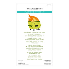 Load image into Gallery viewer, Stamp and Die Combo: Spellbinders-Dumpster Fire Clear Stamp &amp; Die Set
