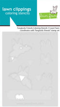 Load image into Gallery viewer, Stencils: Lawn Fawn-Fangtastic Friends Add-On Coloring Stencils
