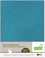Load image into Gallery viewer, 8.5 x 11 Cardstock: Lawn Fawn-Sparkle Cardstock-CHOOSE A COLOR
