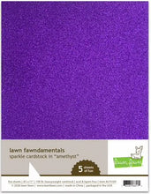 Load image into Gallery viewer, 8.5 x 11 Cardstock: Lawn Fawn-Sparkle Cardstock-CHOOSE A COLOR
