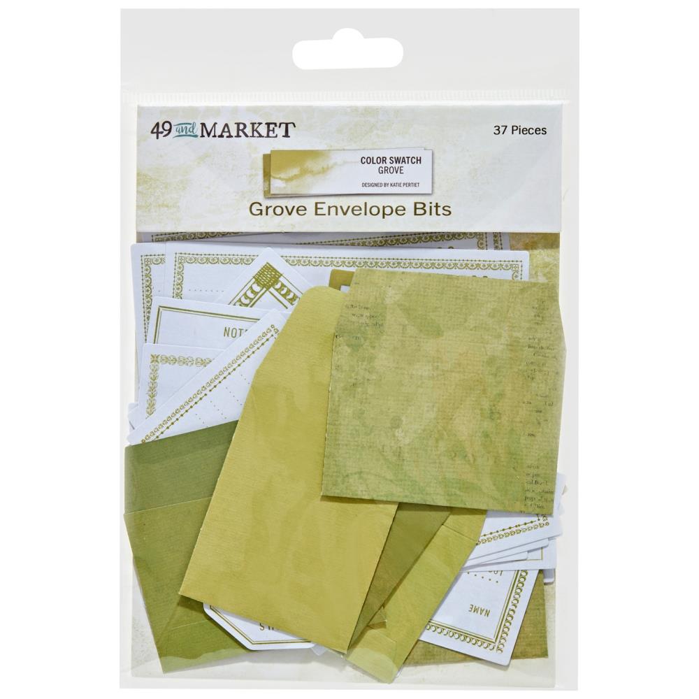 Embellishments: 49 and Market-Color Swatch: Grove Envelope Bits