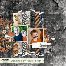 Load image into Gallery viewer, Embellishments: Arden Creative Studio-Wicked Woods 6in x 8in Rub-On Transfer Set
