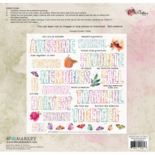 Load image into Gallery viewer, Embellishments: 49 and Market-ARToptions Spice Sentiment Rub-Ons 12&quot;X12&quot; 1/Pkg

