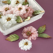 Load image into Gallery viewer, Embellishments: Prima Marketing-Sheer Beauties Buttons &amp; Keepsakes Flowers
