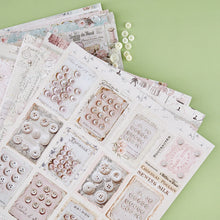 Load image into Gallery viewer, 12x12 Paper: Prima Marketing-Buttons &amp; Keepsakes 12x12" Paper Pad
