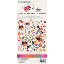 Load image into Gallery viewer, Embellishments: 49 and Market-ARToptions Spice Wildflower Laser Cut Elements
