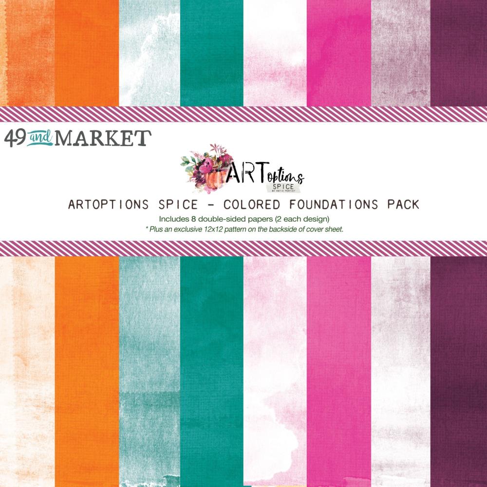12x12 Paper: 49 and Market-ARToptions Spice-Colored Foundations