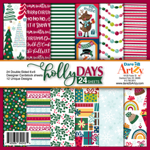 Load image into Gallery viewer, 6x6 Paper: Dare 2B Artzy-Holly Days Paper Pack
