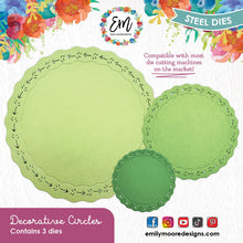 Load image into Gallery viewer, Dies: Emily Moore Designs-Decorative Circles
