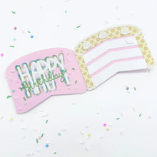 Load image into Gallery viewer, Dies: Emily Moore Designs-Make A Cake - Gift Card Holder Die
